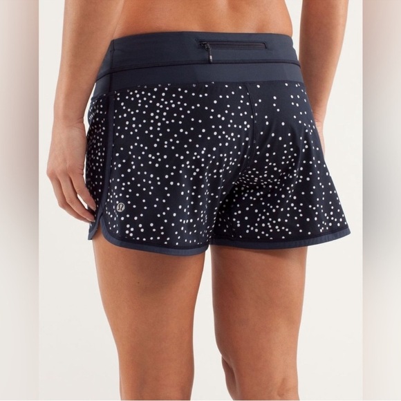 Lululeomon  groovy run short petit dot inkwell SZ6 - Picture 4 of 11